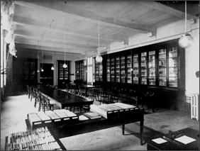 la biblioteca nel 1920